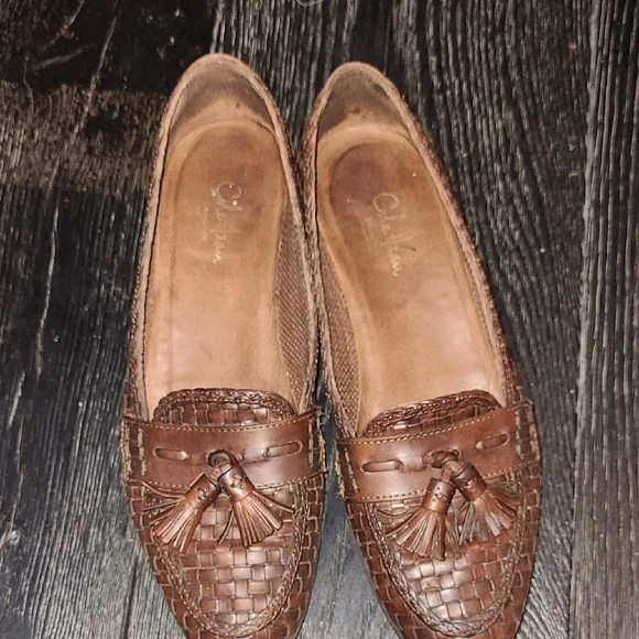 Cole Haan Size 8 Leather Weaved Loafers - Picture 3 of 3